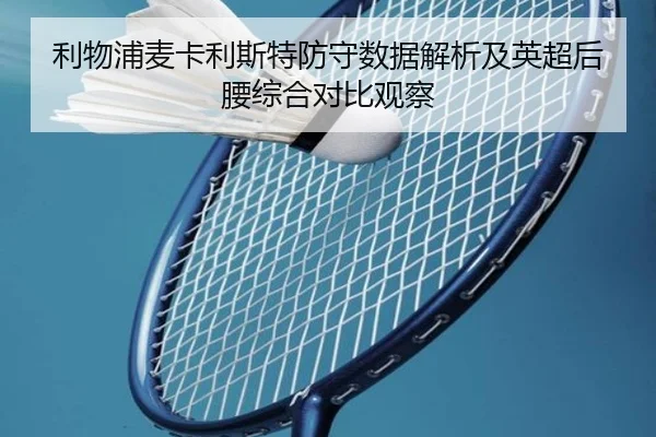 利物浦麦卡利斯特防守数据解析及英超后腰综合对比观察